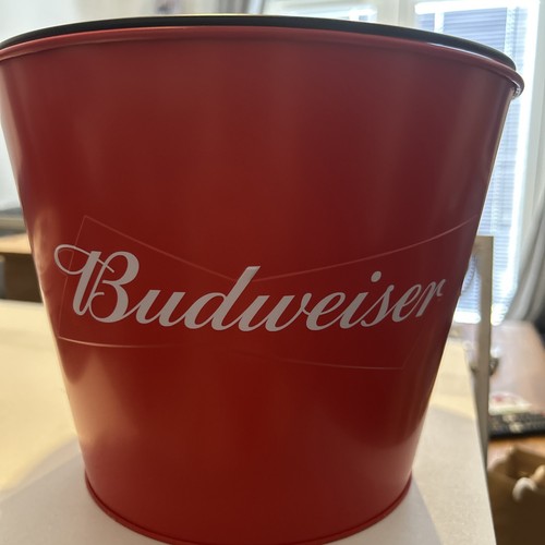 Budweiser metal ice - metal, red