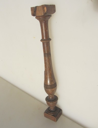 Antique wooden column old leg - wooden,