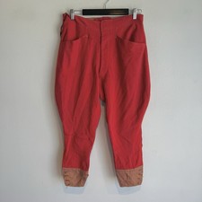 WW1 French Red Breeches Pants 1920s Hollywood Costume