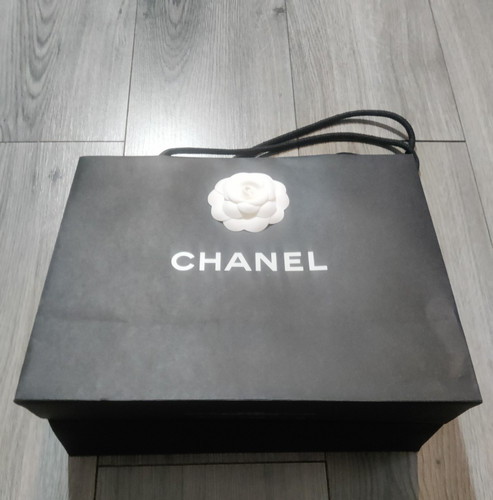 Chanel paper bag carrier tote - chanel,