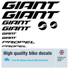 Giant Propel bike decals with free bike protection (24 pack) free delivery