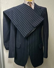 Men’s 1970s Navy Blue Chalk