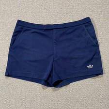 VINTAGE Adidas Tennis Shorts Mens 38 x 3.5 54 EU Navy Trefoil 80s Retro Sports