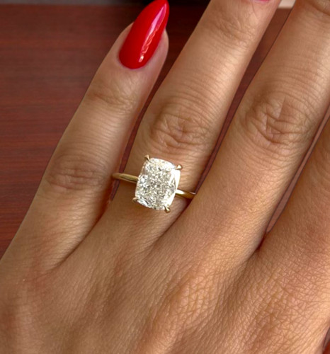 Cushion cut ct igi - cushion,
