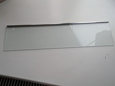 LIEBHERR  Safety Glass Shelf Chrome Edge Trim 44.8 x 11 cm Fridge Freezer Used