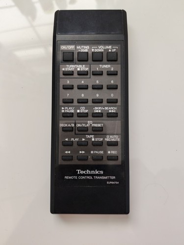 Technics eur64754 remote - eur64754,