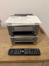 Denon 3 X CD Disc Auto Changer UDCM-M10 Cassette Deck DRR-M10 Remote RC-1127