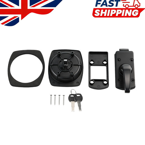 Front door lock - front, standard