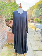 Grizas Black Stretch Cotton Dress XL