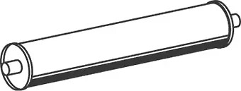 Centre muffler fits - muffler,