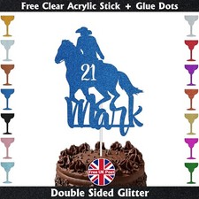 Cowboy Horse Cake Topper Boys