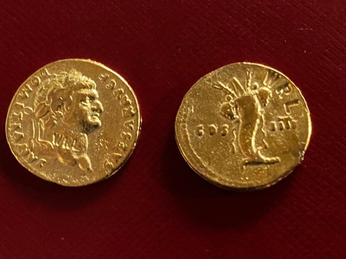 Roman domitian aureus - roman,