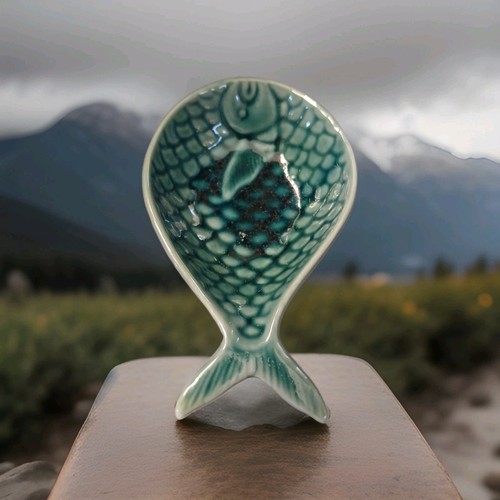 Blue fish bowl from - bowl, flying