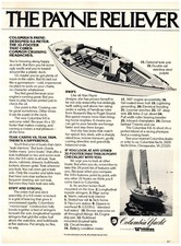 PRINT AD, 1977 Columbia Yacht