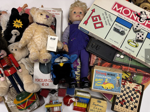 Vintage toys games assorted - vintage,