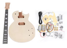 Les Paul Style DIY Kit with Electronics Mechanical Body Handle