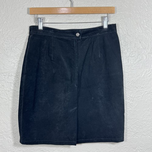 Vtg 80s 90s - leather, skirt
