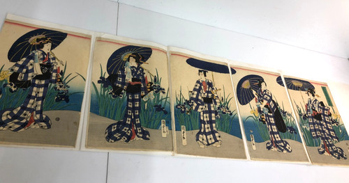 Kunisada woodblock print - kunisada,