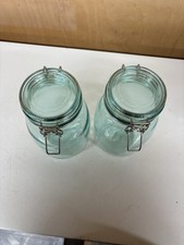 IKEA Glass Bail Clasp Jar Set