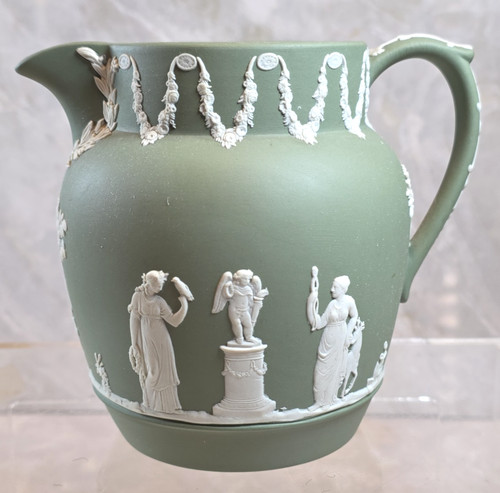 Vtg wedgwood jasperware green - vtg,