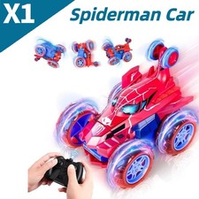 Spiderman RC Stunt Car Remote Control Cars Toys for Boys Girls UK Cuty Kid Gift