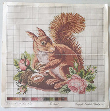 Elizabeth Bradley Victorian Animal Series Squirrel Cross Stitch Chart Wool Card