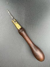 Lovely Antique Rosewood & Brass Pad Saw With Blade