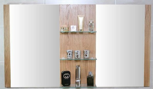 Bathroom double door mirror - double,