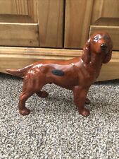 Vintage Coopercraft Irish Red Setter Dog Figurine 8” Long 7” Tall Collectible
