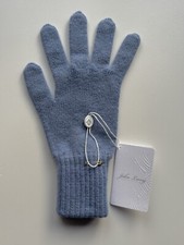 100% Pure Cashmere John Laing Estate Blue Ladies Gloves Made In Scotland RRP£45