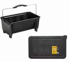 Purdy Dual Roll Off Paint Roller Bucket 19L 5 Gallon + Purdy Bucket Lid 