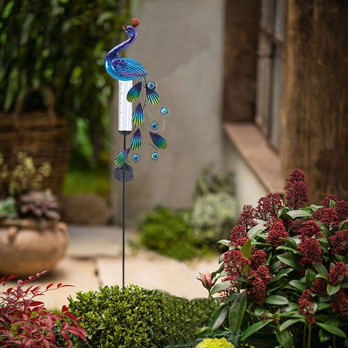 Solar led peacock lamp - solar,
