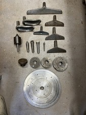 Boxford Lathe Wood turning Attachments And Rests, Mounting Plates Etc