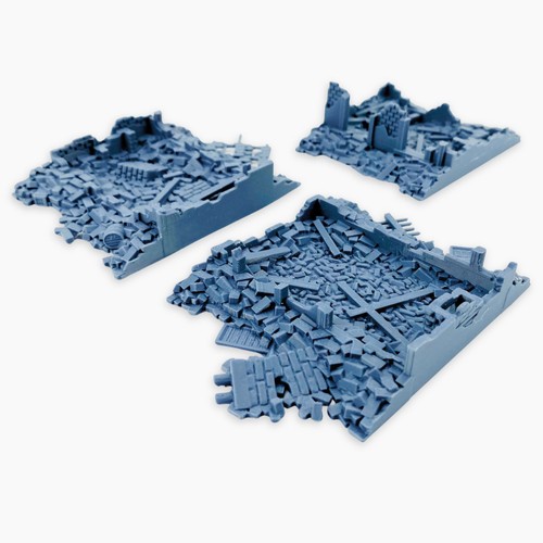 French town rubble set - rubble, 2