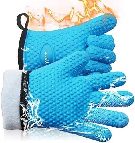 Heat resistant oven gloves - oven,