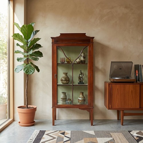 Antique display cabinet - display, art