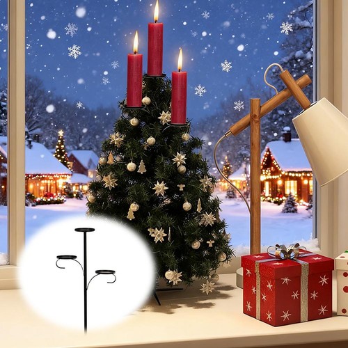 Black triple tree topper - triple,