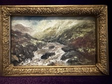 Welsh Landscape Oil On Canvas