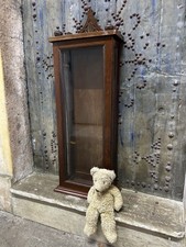Antique Carved Mahogany Glazed Display Cabinet FREE MANCHESTER DELIVERY