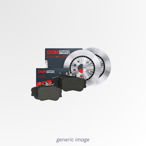 Don front brake discs pads - front, &