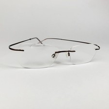 SPECSAVERS eyeglasses BROWN RIMLESS glasses frame MOD: LITE 301 32739121