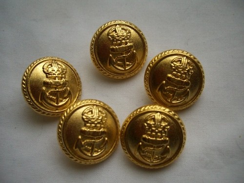Gold raised anchor - gold,, design