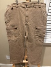 Duluth Trading Men’s Burley Flex Fire Hose Cargo Pants Brown Rugged 44x30