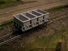 K009R Skip wagon  4mm 009 , 3D Printed body x2 to fit Peco Chassis