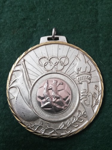 Olympics football large medal - olympics, medal.
