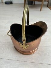 Copper and Brass Coal Scuttle