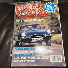 Practical Classics January 1991 Montecarlo Magnette Imp Jaguar E-Type XJ Coupe
