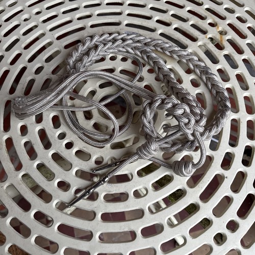 Aiguillette silver mylar - aiguillette,