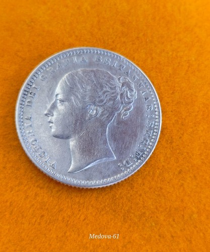Shilling 1873 die silver - #89.,