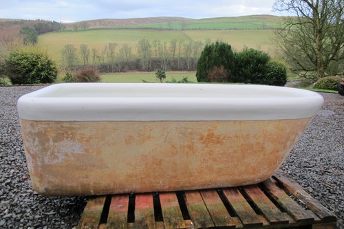 Porcelain fireclay bathtub - porcelain,